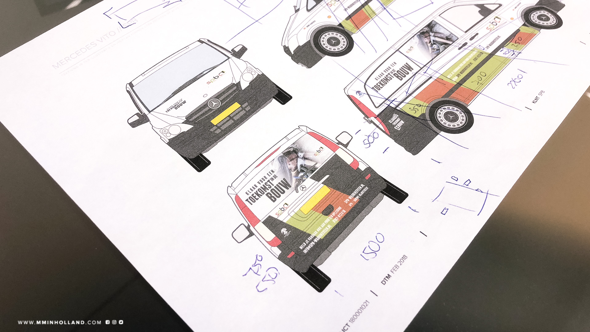 Autobelettering SPB Opleidingscentrum