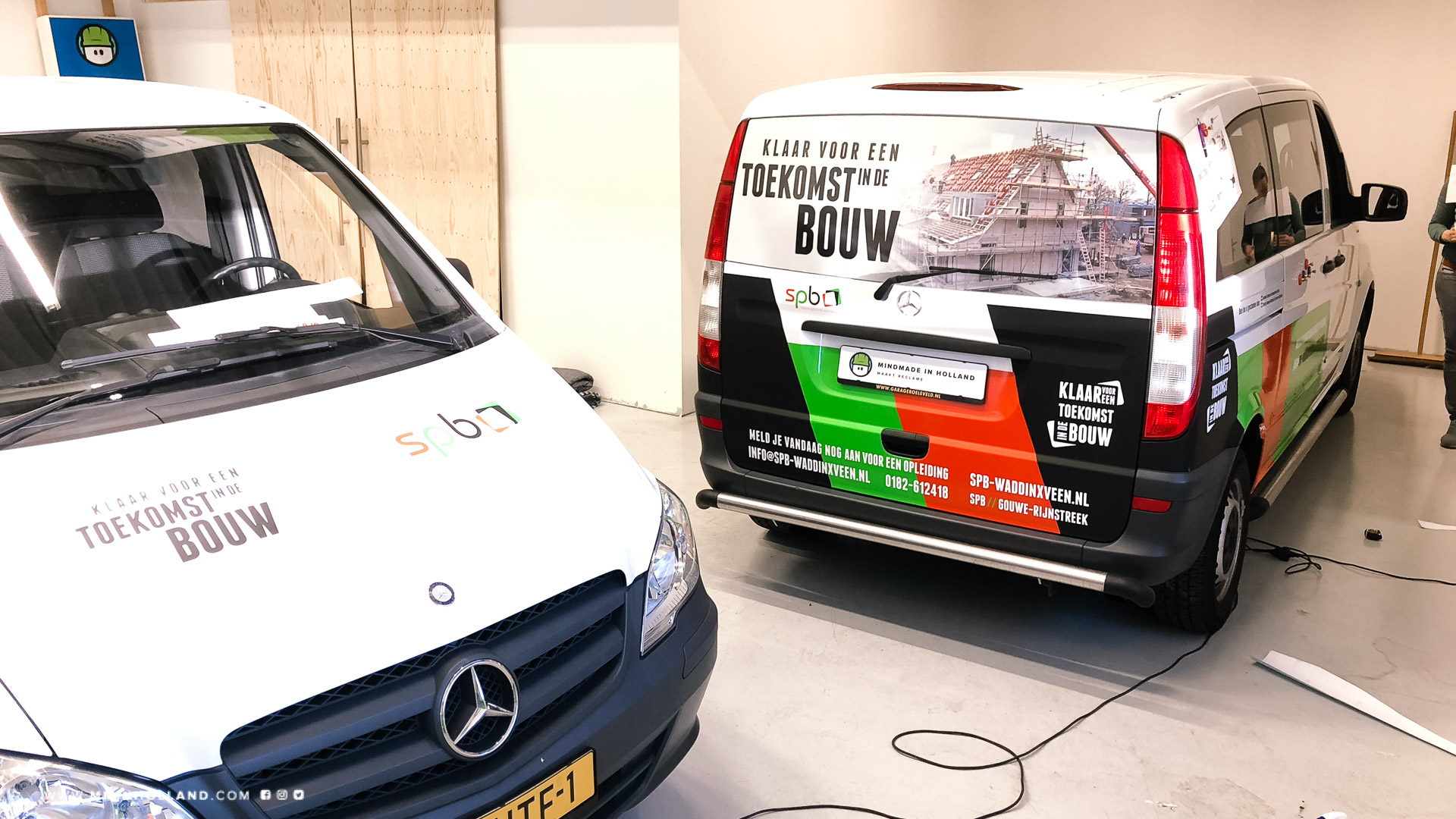 Autobelettering SPB Opleidingscentrum