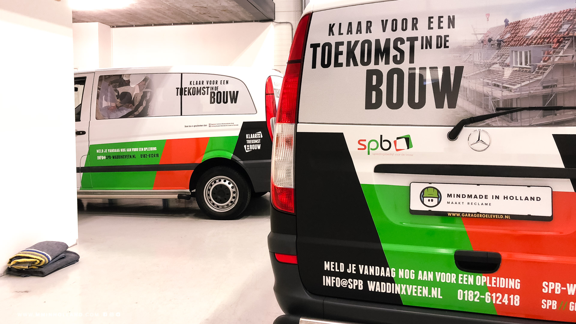Autobelettering SPB Opleidingscentrum