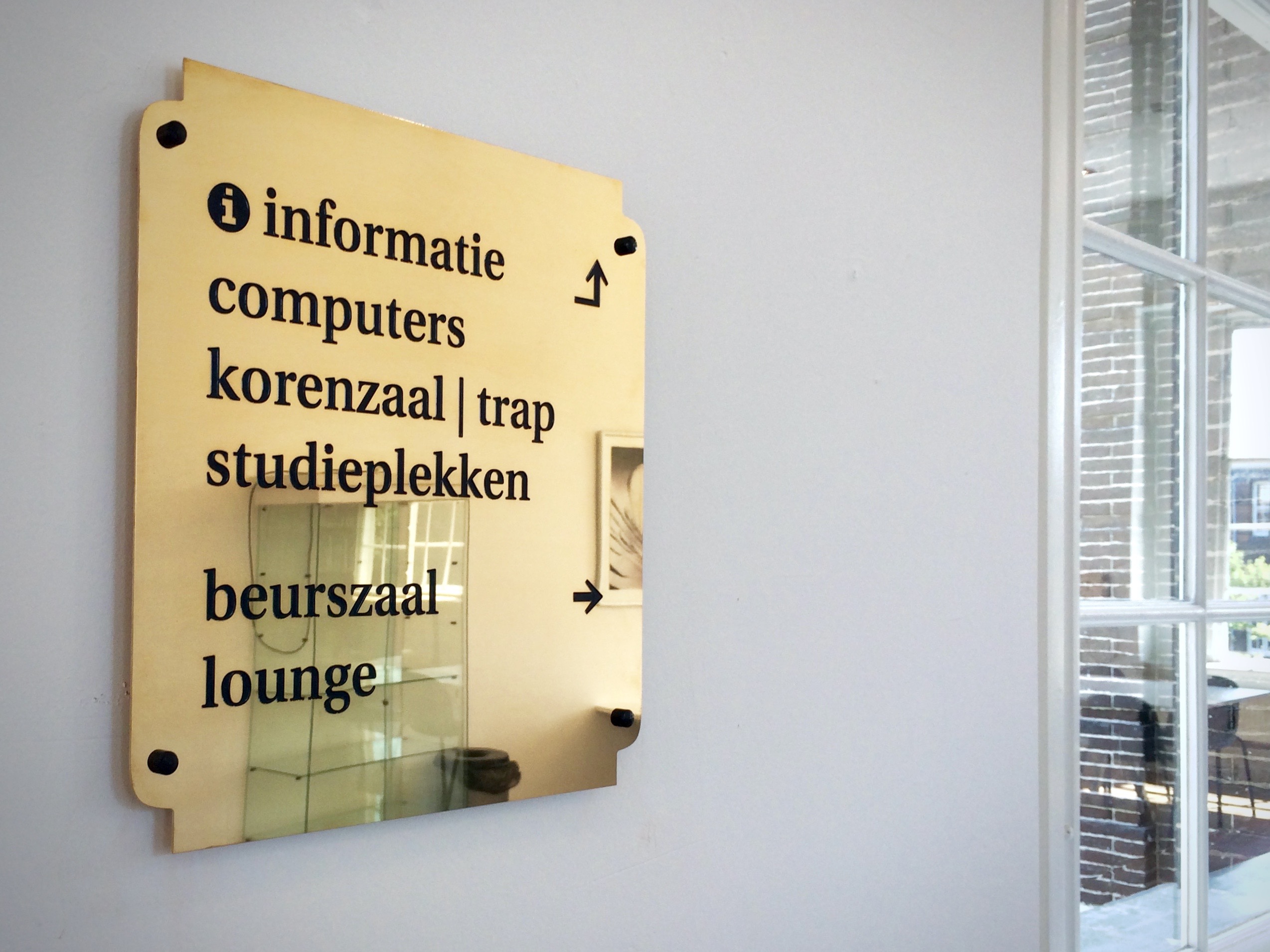 Bewegwijzering Korenbeurs Schiedam